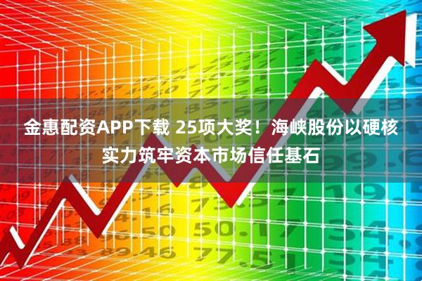 金惠配资APP下载 25项大奖！海峡股份以硬核实力筑牢资本市场信任基石