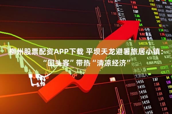 柳州股票配资APP下载 平坝天龙避暑旅居小镇：“回头客”带热“清凉经济”